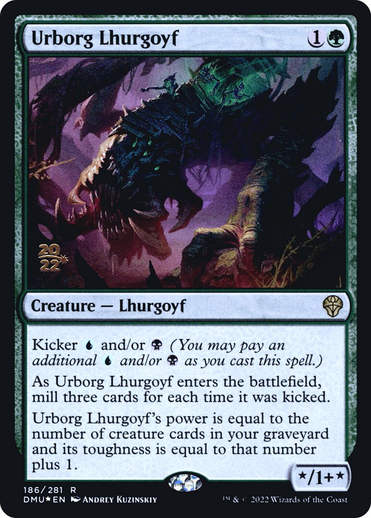 Urborg Lhurgoyf - Prerelease Promo [PDMU-186s]