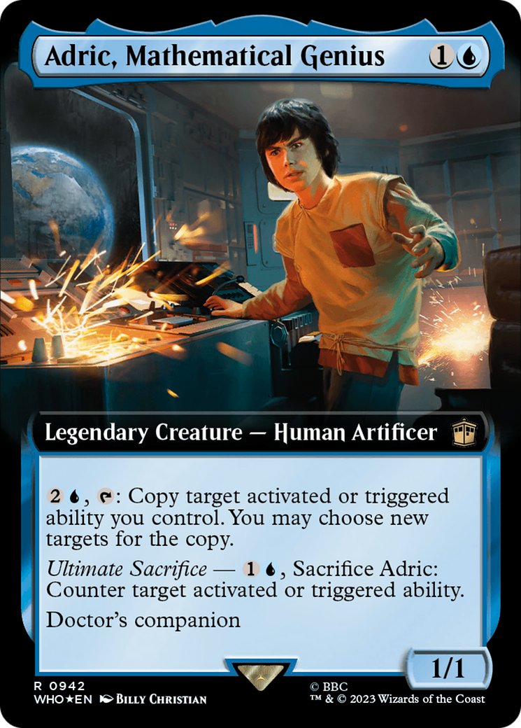 Adric, Mathematical Genius - Extended Art - Surge Foil [WHO-942]