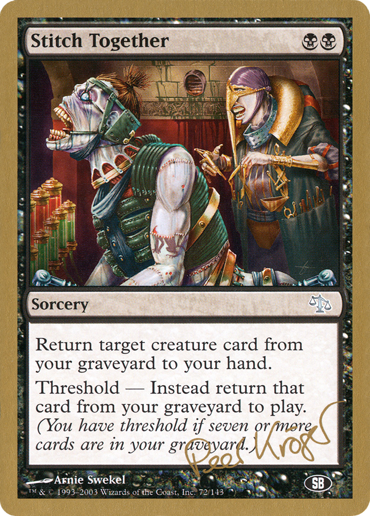 Stitch Together [WC03-pk72sb]