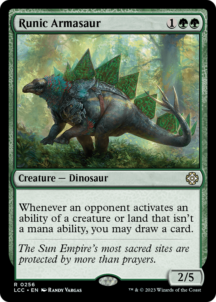 Runic Armasaur [LCC-256]