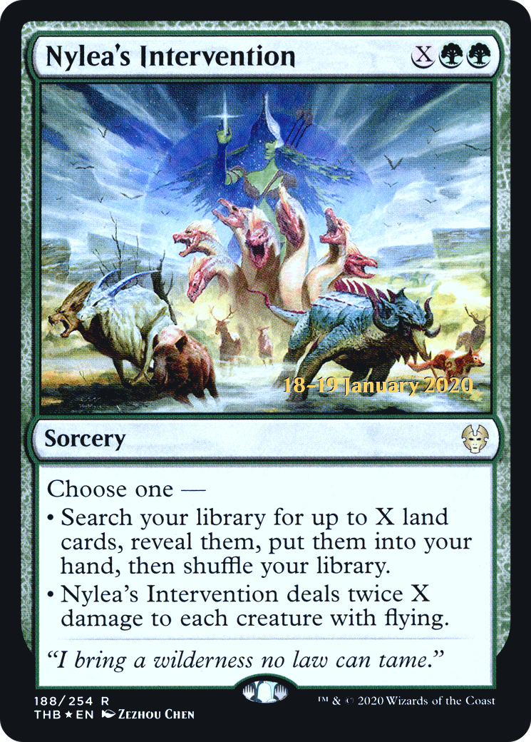 Nylea's Intervention - Prerelease Promo [PTHB-188s]