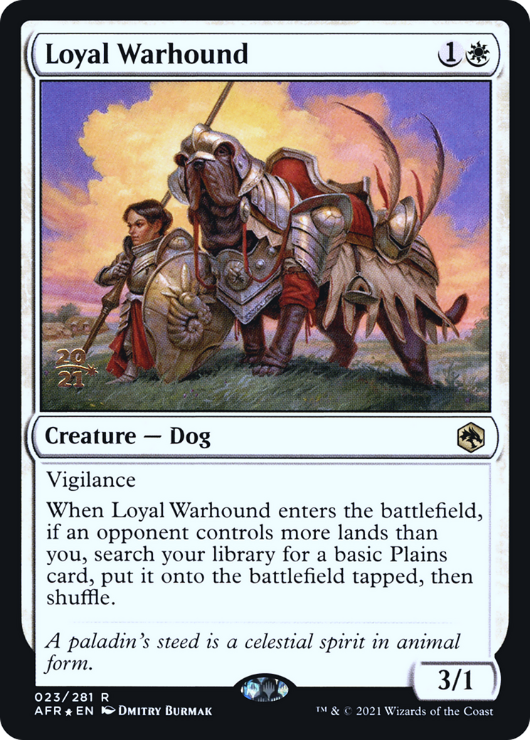 Loyal Warhound - Prerelease Promo [PAFR-23s]
