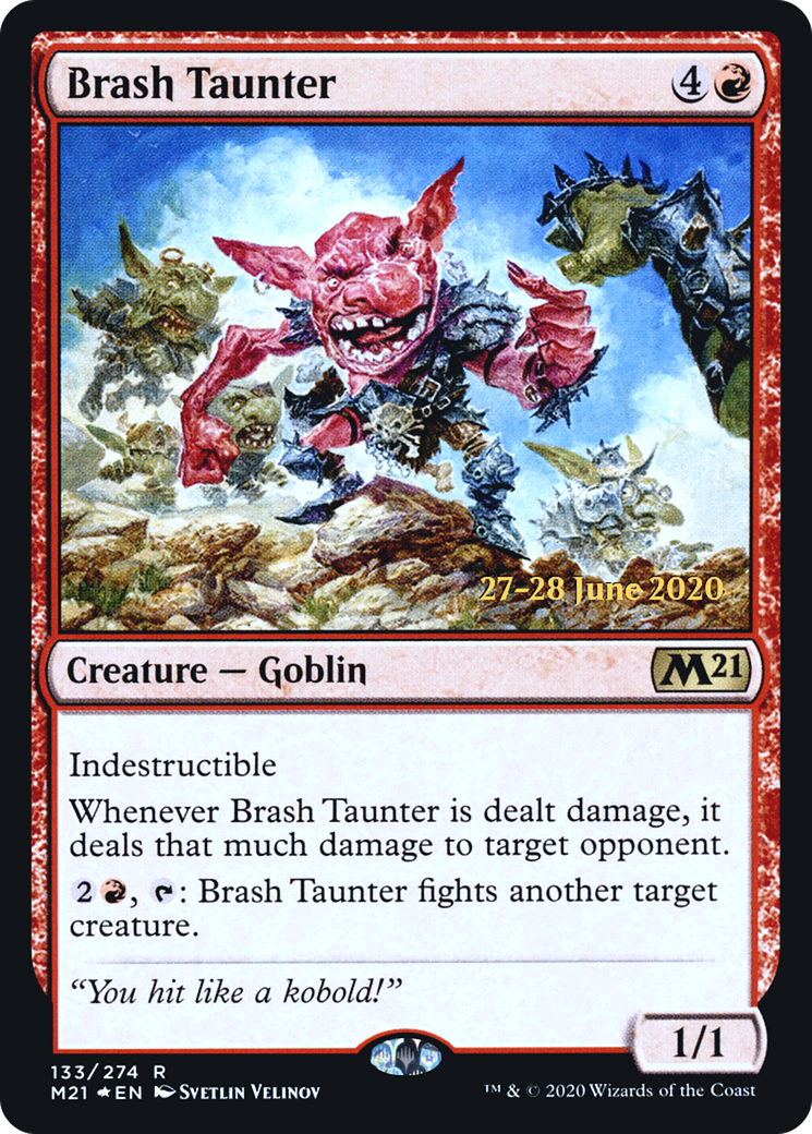 Brash Taunter - Prerelease Promo [PM21-133s]