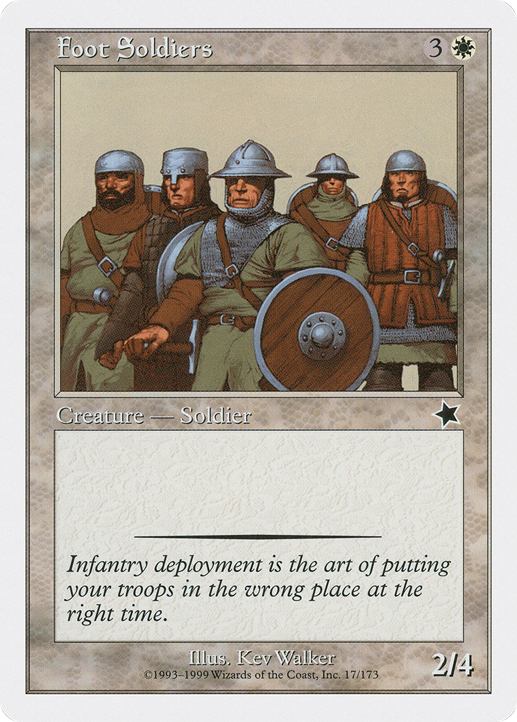 Foot Soldiers [S99-17]