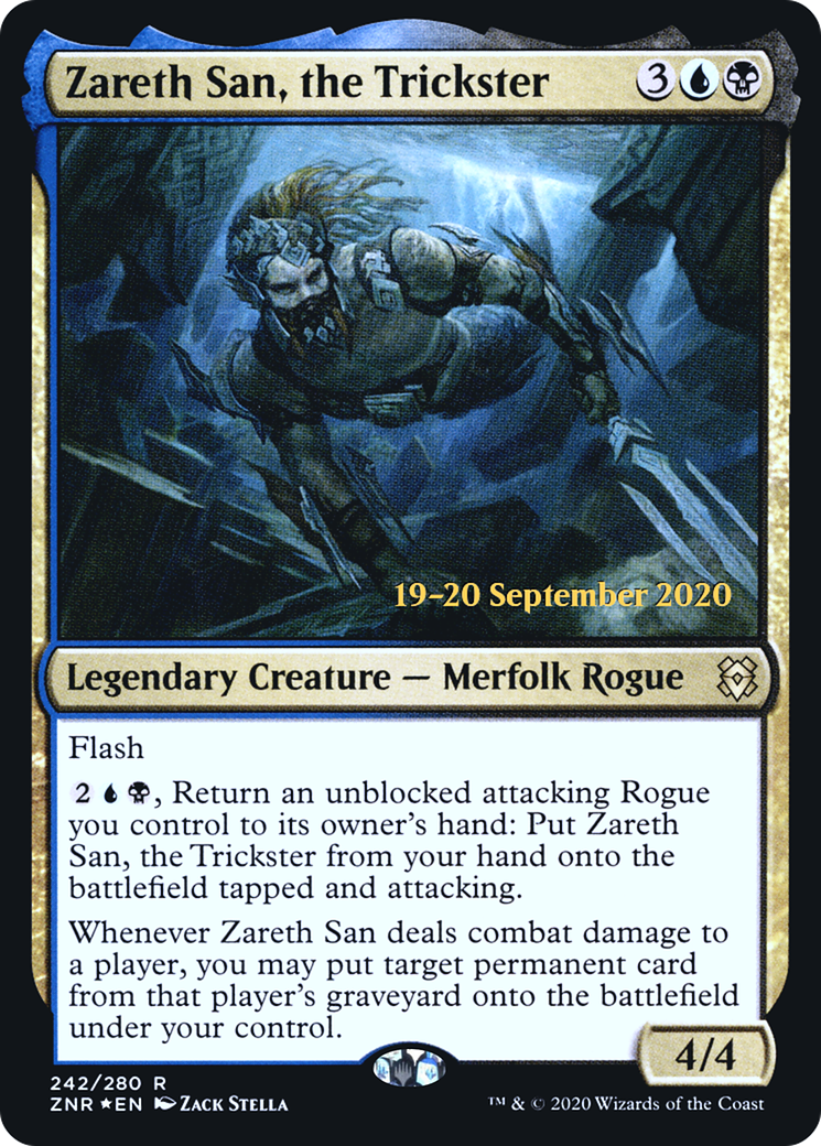 Zareth San, the Trickster - Prerelease Promo [PZNR-242s]