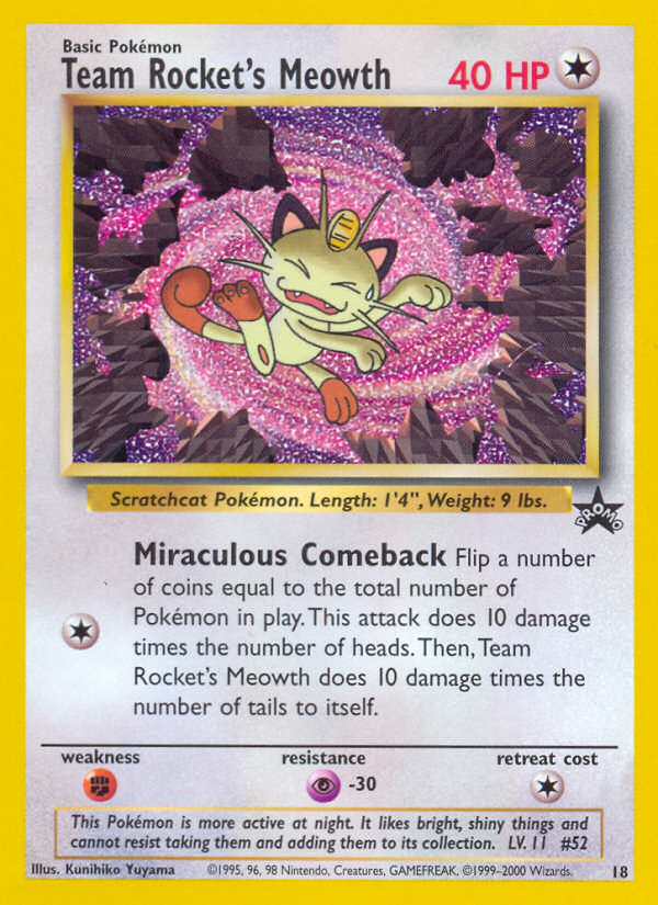 Team Rocket's Meowth [BASEP-18]