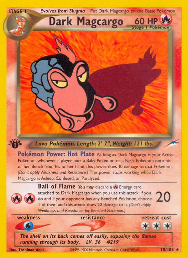Dark Magcargo [NEO4-18]