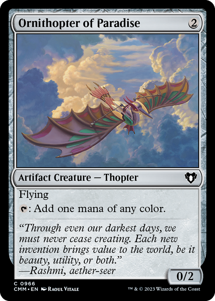 Ornithopter of Paradise [CMM-966]