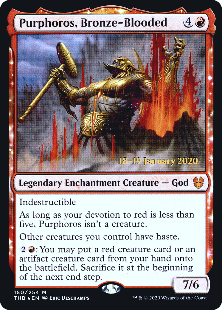 Purphoros, Bronze-Blooded - Prerelease Promo [PTHB-150s]