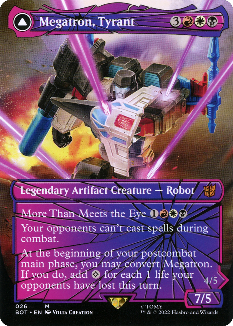 Megatron, Tyrant // Megatron, Destructive Force - Borderless [BOT-26]