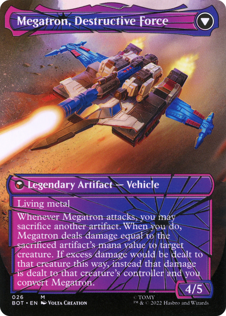 Megatron, Tyrant // Megatron, Destructive Force - Borderless [BOT-26]