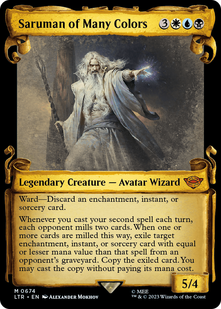 Saruman of Many Colors - Scroll Showcase [LTR-674]