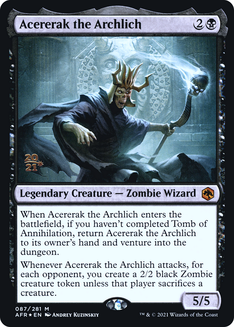 Acererak the Archlich - Prerelease Promo [PAFR-87s]
