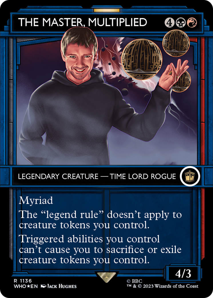 The Master, Multiplied - Borderless - Showcase - Surge Foil [WHO-1136]