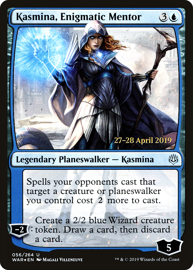 Kasmina, Enigmatic Mentor - Prerelease Promo [PWAR-56s]