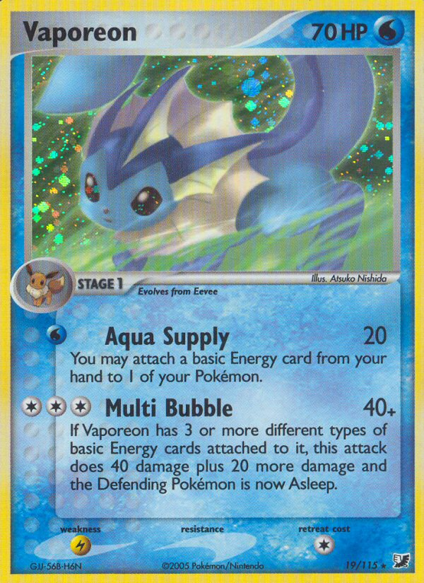 Vaporeon [EX10-19]