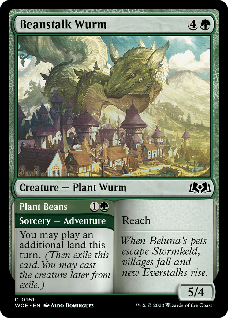 Beanstalk Wurm // Plant Beans [WOE-161]