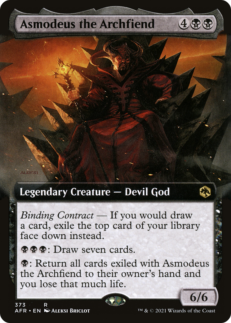 Asmodeus the Archfiend - Extended Art [AFR-373]