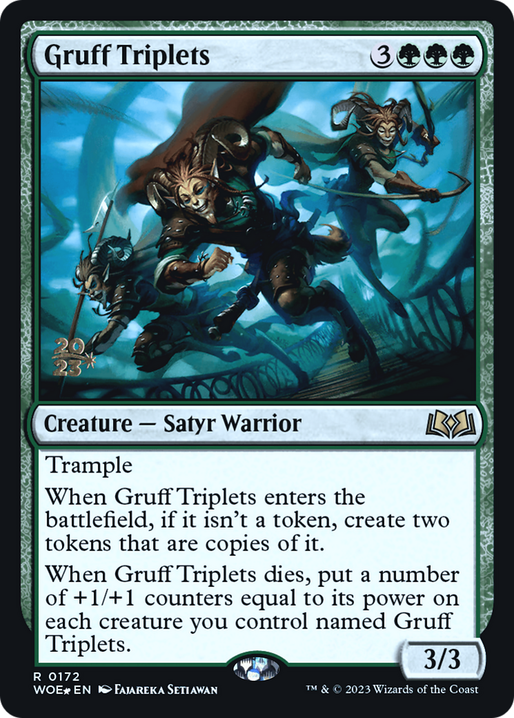 Gruff Triplets - Prerelease Promo [PWOE-172s]