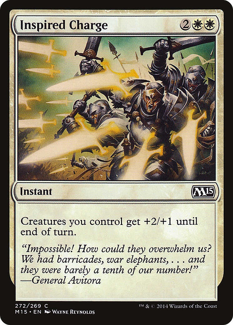 Inspired Charge [M15-272]