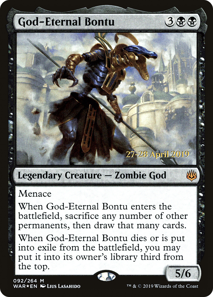 God-Eternal Bontu - Prerelease Promo [PWAR-92s]
