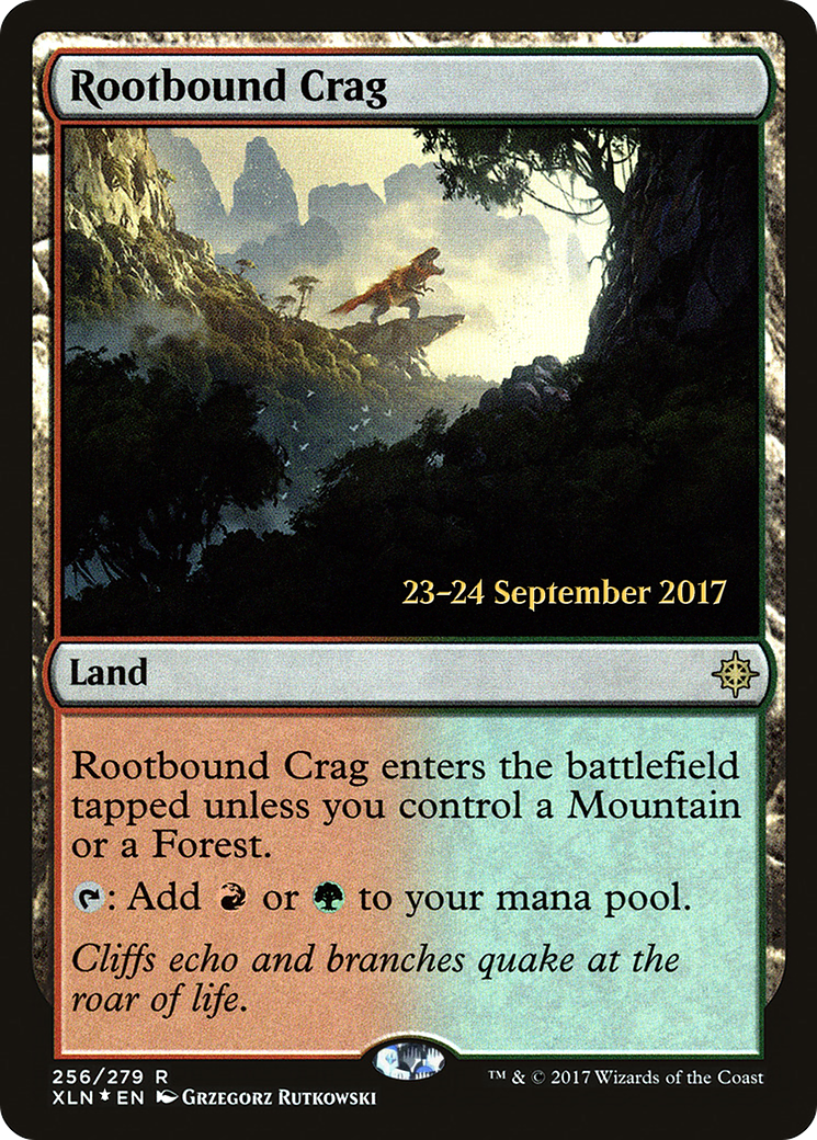 Rootbound Crag - Prerelease Promo [PXLN-256s]