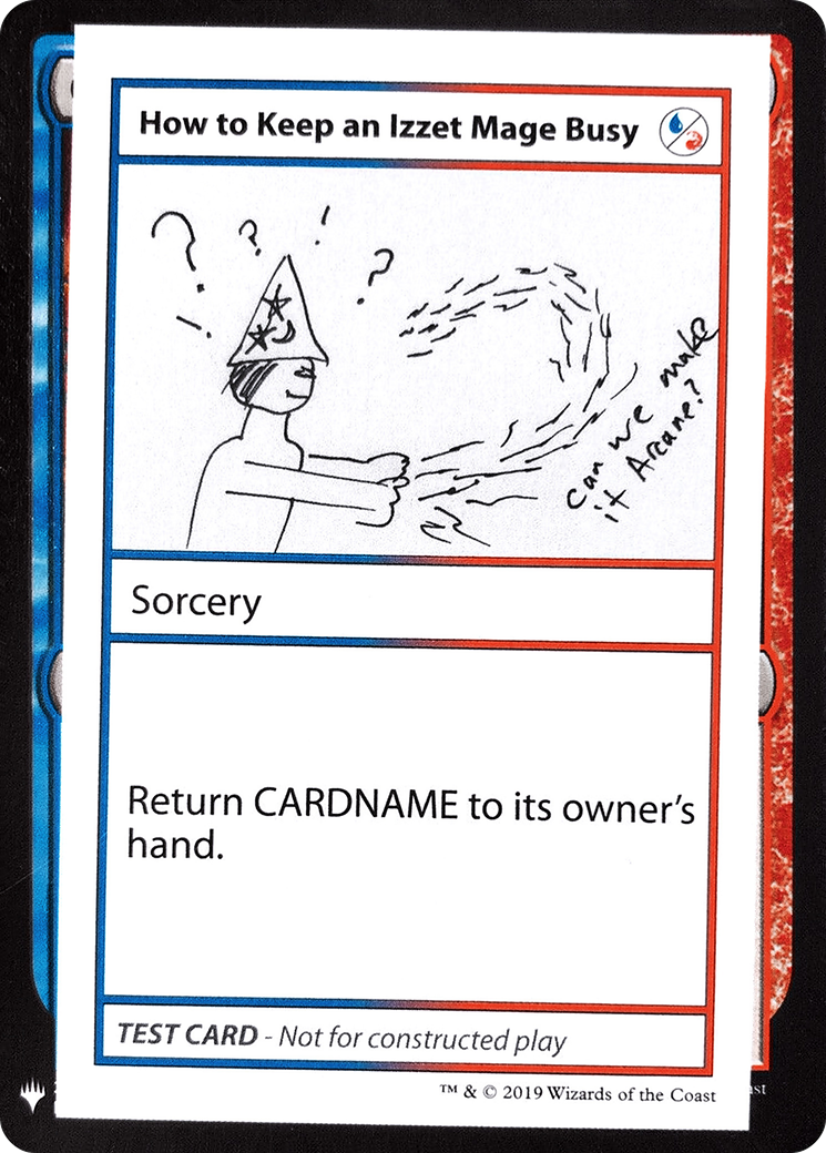 How to Keep an Izzet Mage Busy [CMB1-93]