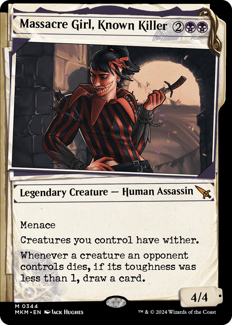 Massacre Girl, Known Killer - Dossier Showcase [MKM-344]