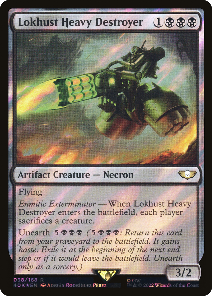 Lokhust Heavy Destroyer - Surge Foil [40K-38★]