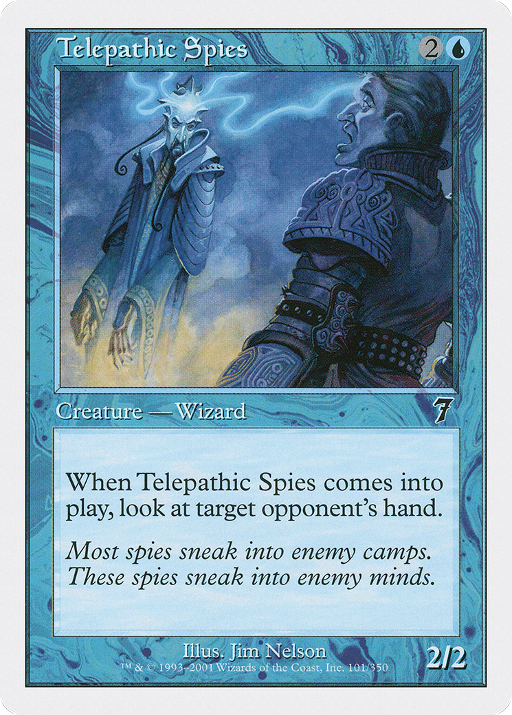 Telepathic Spies [7ED-101]