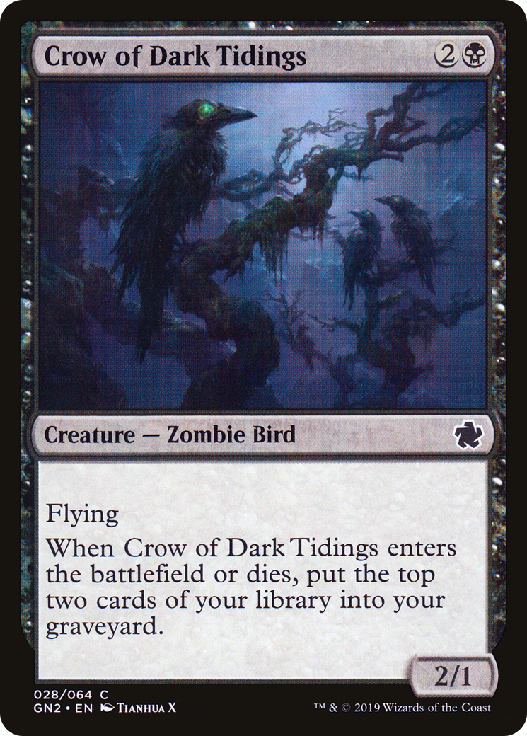 Crow of Dark Tidings [GN2-28]