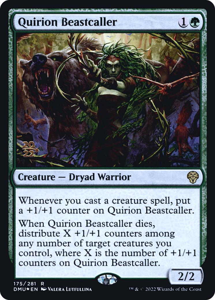Quirion Beastcaller - Prerelease Promo [PDMU-175s]