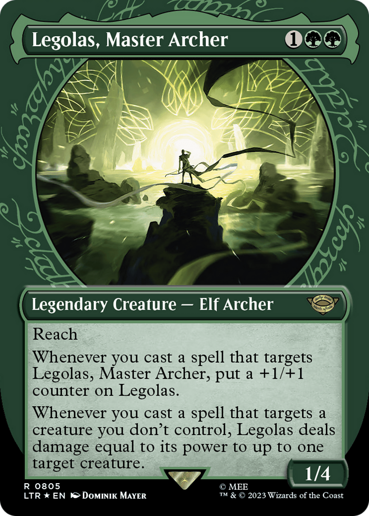Legolas, Master Archer - Borderless - Showcase - Surge Foil [LTR-805]