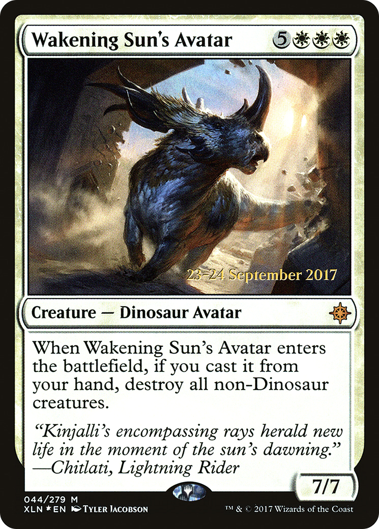 Wakening Sun's Avatar - Prerelease Promo [PXLN-44s]