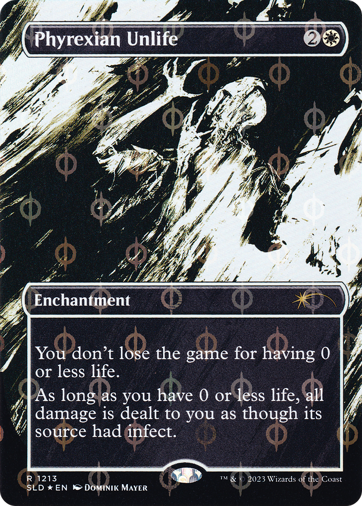 Phyrexian Unlife - Borderless - Compleat Foil - Full Art [SLD-1213]