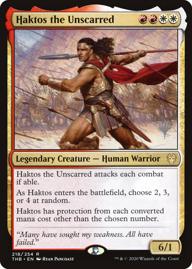 Haktos the Unscarred - Promo Pack [PTHB-218p]
