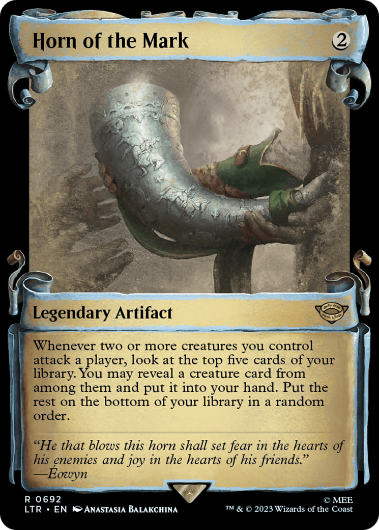 Horn of the Mark - Scroll Showcase [LTR-692]