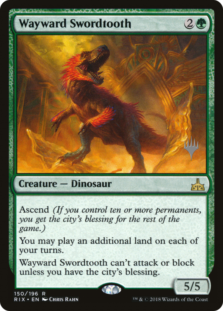 Wayward Swordtooth - Promo Pack [PRIX-150p]