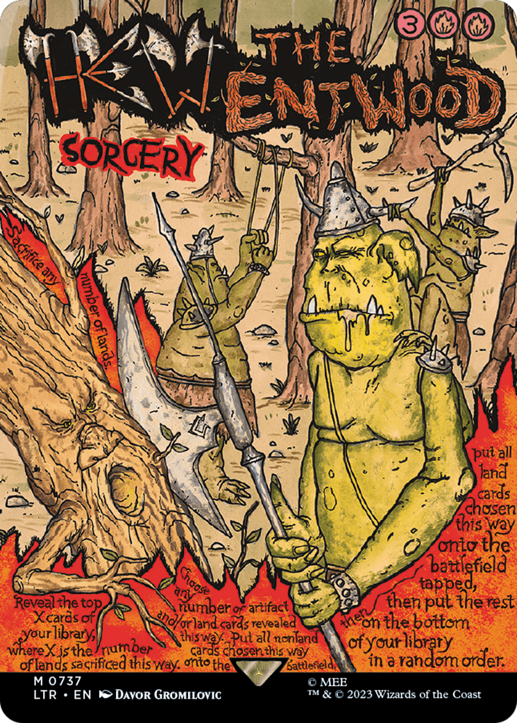 Hew the Entwood - Borderless - Full Art [LTR-737]