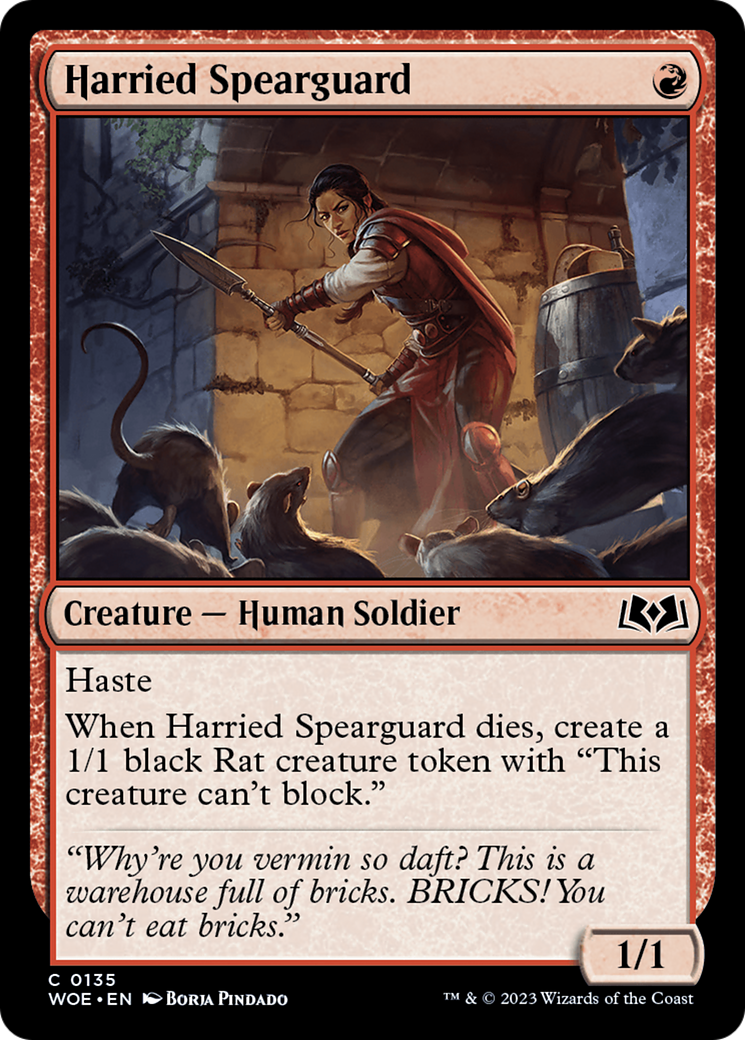 Harried Spearguard [WOE-135]