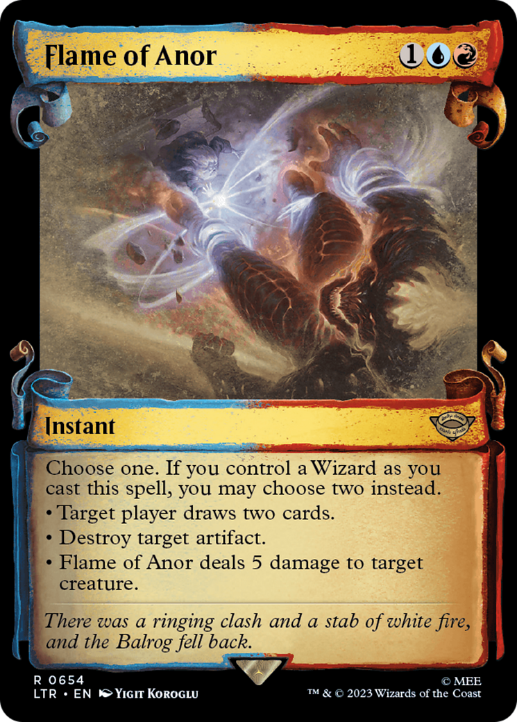 Flame of Anor - Scroll Showcase [LTR-654]