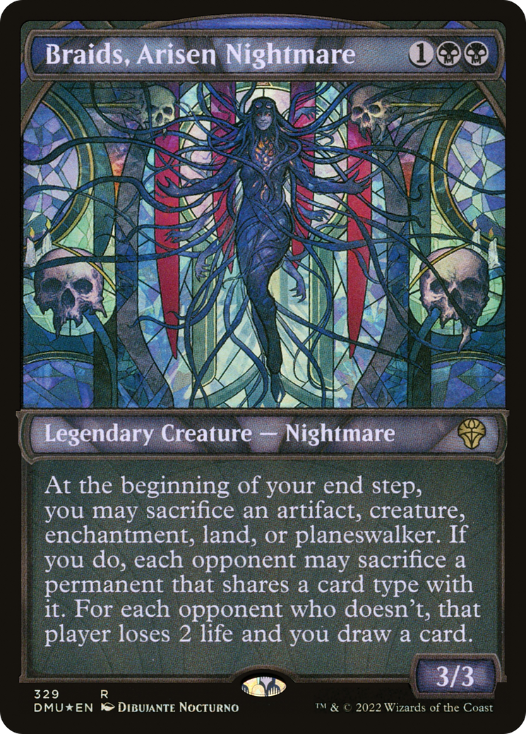 Braids, Arisen Nightmare - Showcase - Textured Foil [DMU-329]