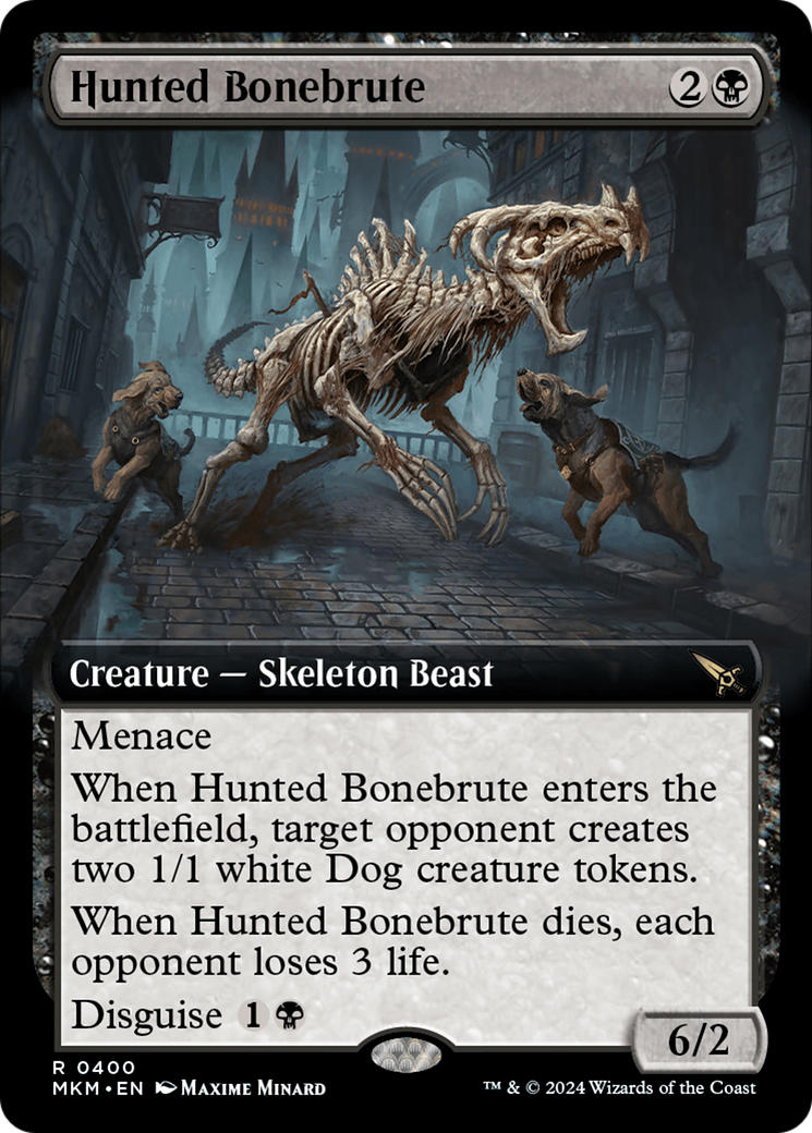 Hunted Bonebrute - Extended Art [MKM-400]