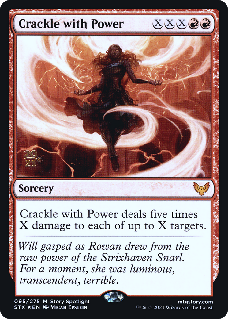 Crackle with Power - Prerelease Promo [PSTX-95s]
