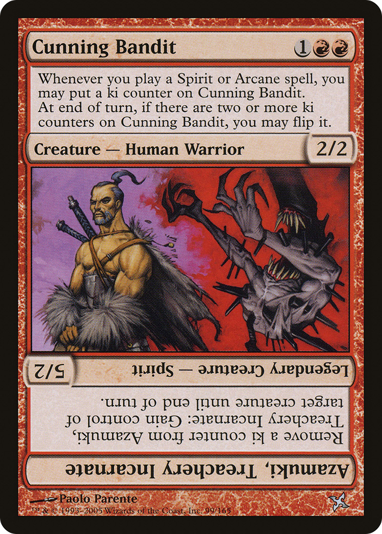 Cunning Bandit // Azamuki, Treachery Incarnate [BOK-99]