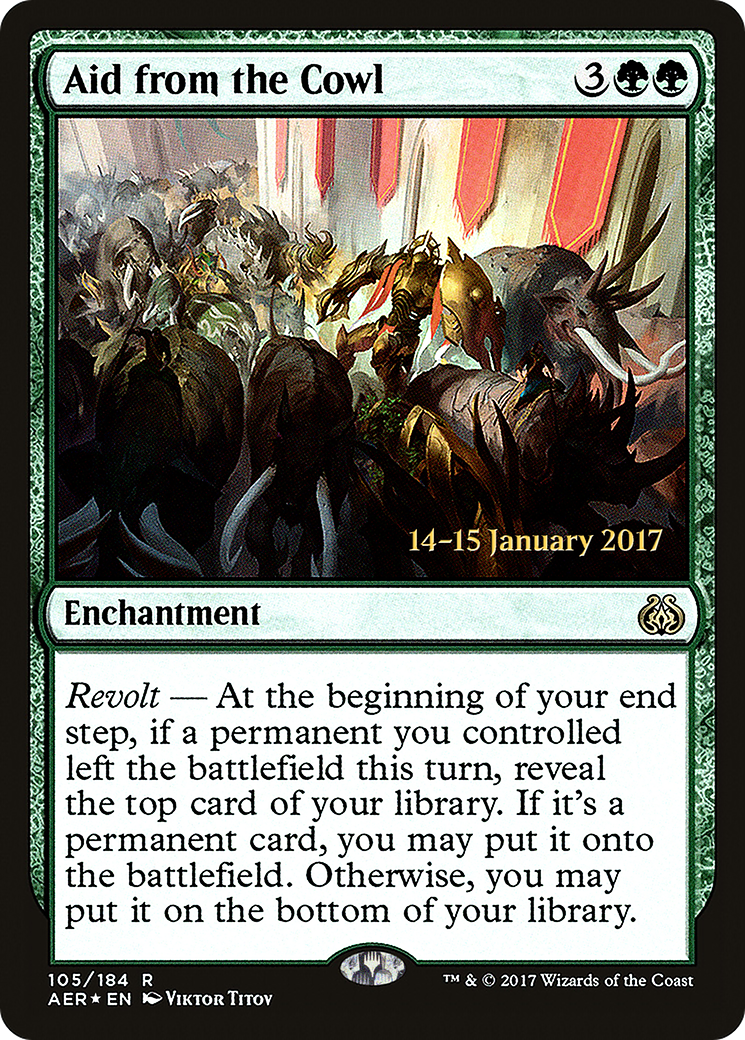 Aid from the Cowl - Prerelease Promo [PAER-105s]