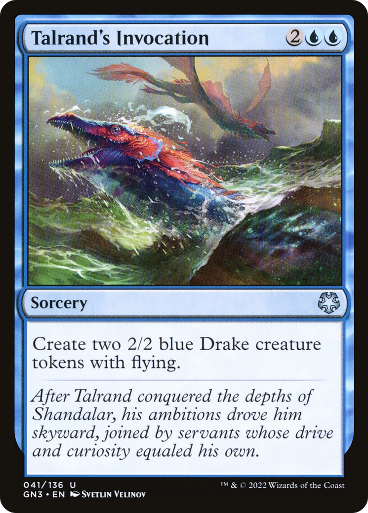 Talrand's Invocation [GN3-41]