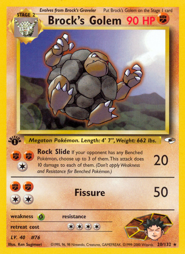 Brock's Golem [GYM1-20]