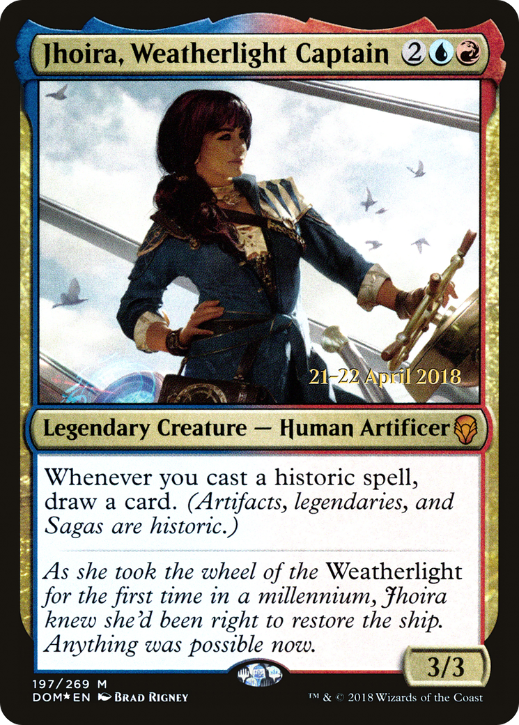 Jhoira, Weatherlight Captain - Prerelease Promo [PDOM-197s]