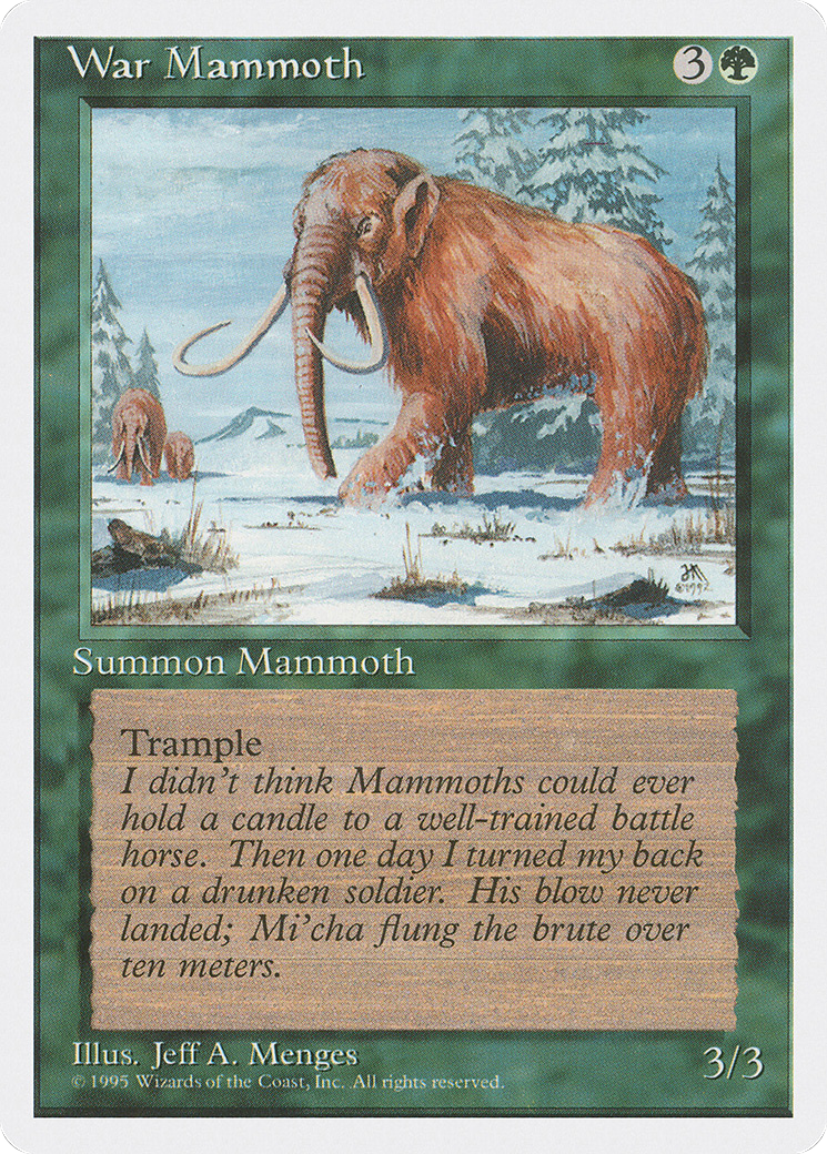 War Mammoth [4ED-286]
